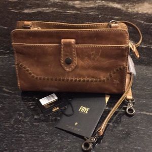 FRYE Melissa Whipstitch crossbody clutch